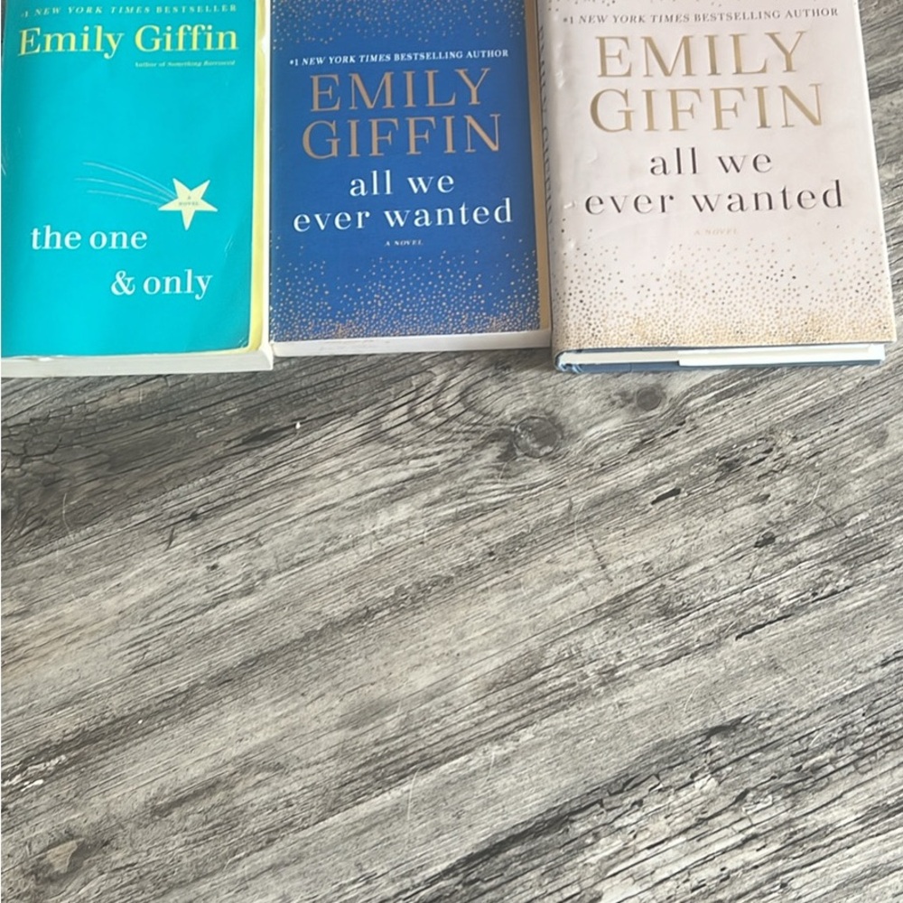 Emily Giffin Book Set - The One & Only and All We Ever Wanted